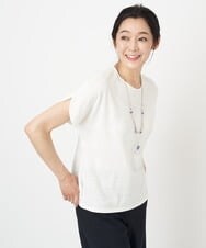 PZKGS11150 GEORGES RECH(ジョルジュ・レッシュ)  [日本製]ジャガードボーダーカットソー グリーン