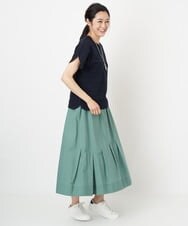 PZKGS11150 GEORGES RECH(ジョルジュ・レッシュ)  [日本製]ジャガードボーダーカットソー グリーン