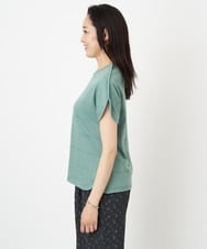PZKGS11150 GEORGES RECH(ジョルジュ・レッシュ)  [日本製]ジャガードボーダーカットソー グリーン