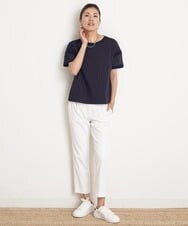 PZKGS26170 GEORGES RECH(ジョルジュ・レッシュ) コットンスムースジャージーカットソー ブルー
