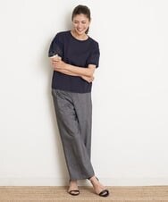 PZKGS26170 GEORGES RECH(ジョルジュ・レッシュ) コットンスムースジャージーカットソー ブルー