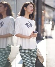 PZKGT47150 GEORGES RECH(ジョルジュ・レッシュ) コットンスムースロゴTシャツ ホワイト