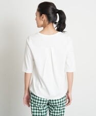 PZKGT47150 GEORGES RECH(ジョルジュ・レッシュ) コットンスムースロゴTシャツ ホワイト