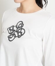 PZKGT47150 GEORGES RECH(ジョルジュ・レッシュ) コットンスムースロゴTシャツ ホワイト