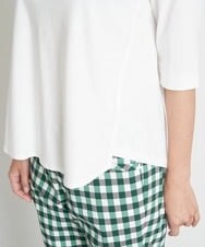 PZKGT47150 GEORGES RECH(ジョルジュ・レッシュ) コットンスムースロゴTシャツ ホワイト