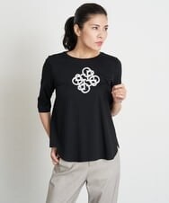 PZKGT47150 GEORGES RECH(ジョルジュ・レッシュ) コットンスムースロゴTシャツ ホワイト