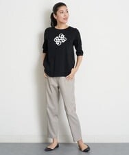 PZKGT47150 GEORGES RECH(ジョルジュ・レッシュ) コットンスムースロゴTシャツ ホワイト