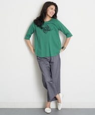 PZKGT47150 GEORGES RECH(ジョルジュ・レッシュ) コットンスムースロゴTシャツ ホワイト