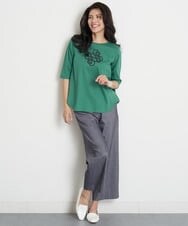 PZKGT47150 GEORGES RECH(ジョルジュ・レッシュ) コットンスムースロゴTシャツ ホワイト