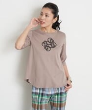 PZKGT47150 GEORGES RECH(ジョルジュ・レッシュ) コットンスムースロゴTシャツ ホワイト