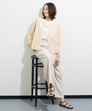 PZKGX43089 GEORGES RECH(ジョルジュ・レッシュ) [接触冷感]ドライコットンロゴタンクトップ ブラック