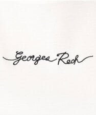 PZKGX43089 GEORGES RECH(ジョルジュ・レッシュ) [接触冷感]ドライコットンロゴタンクトップ ブラック