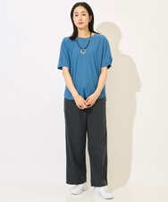 PZKHB09180 GEORGES RECH(ジョルジュ・レッシュ) ドルマンスリーブジョーゼットカットソー ブルー