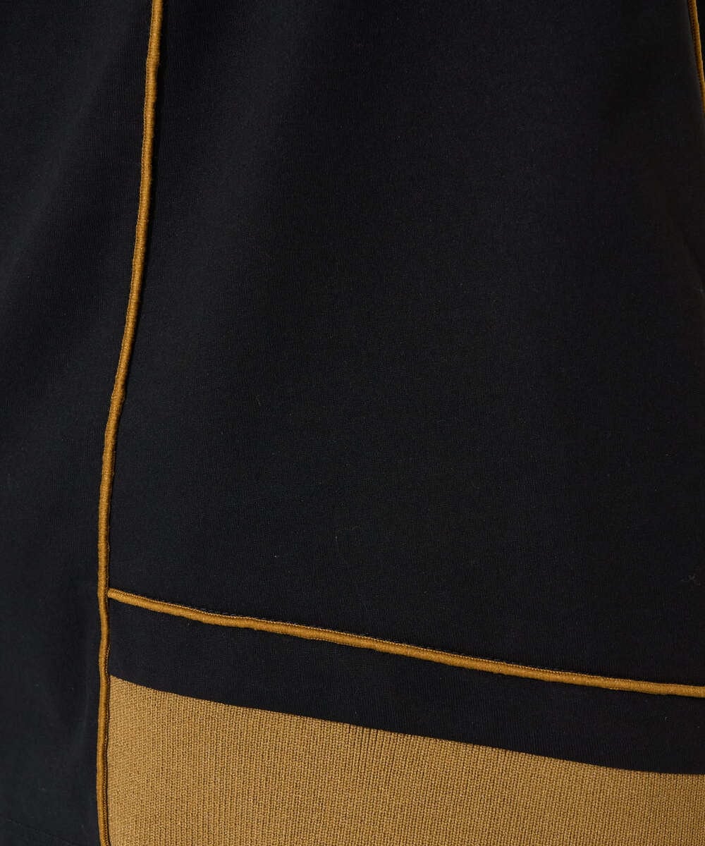 PZKHB10240 GEORGES RECH(ジョルジュ・レッシュ) [接触冷感/紫外線カット/速乾/遮熱]メロウラインカットソー ホワイト×ブラック