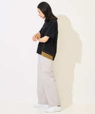 PZKHB10240 GEORGES RECH(ジョルジュ・レッシュ) [接触冷感/紫外線カット/速乾/遮熱]メロウラインカットソー ホワイト×ブラック