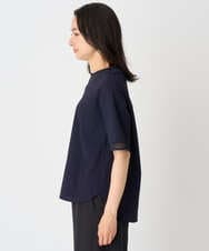 PZKHE61250 GEORGES RECH(ジョルジュ・レッシュ) シアージャージーブラウソー ネイビー