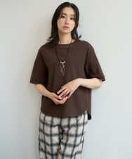 PZKHE61250 GEORGES RECH(ジョルジュ・レッシュ) シアージャージーブラウソー ブラウン