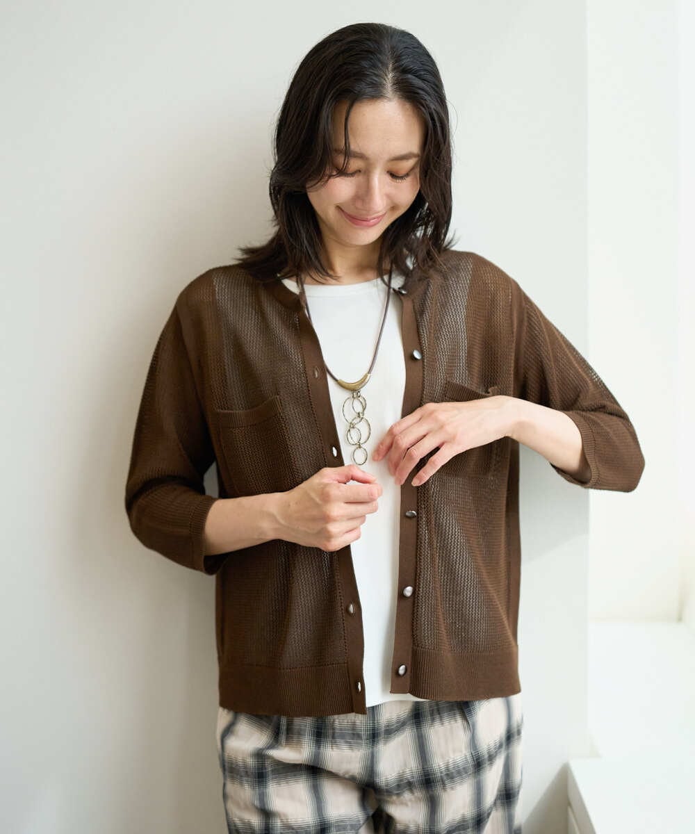 PZKHE69120 GEORGES RECH(ジョルジュ・レッシュ) メタリックロゴリブテレコタンクトップ グリーン