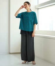 PZKHF12160 GEORGES RECH(ジョルジュ・レッシュ) レースコンビノースリーブカットソー ブラック