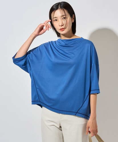 PZKHF53150 GEORGES RECH スーパークールボトルネックカットソー