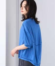 PZKHF53150 GEORGES RECH(ジョルジュ・レッシュ) スーパークールボトルネックカットソー ブルー