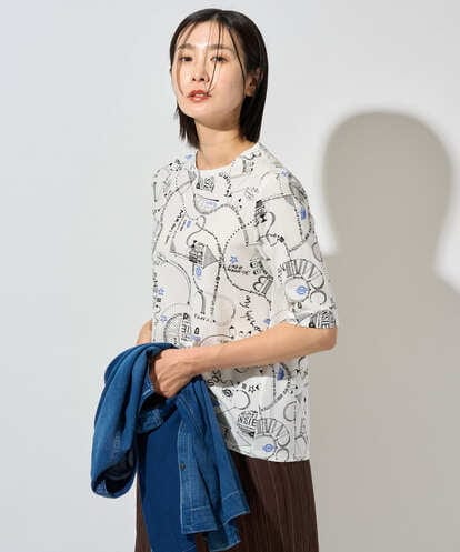 PZKHF54170   [日本製]アートワークカットソー