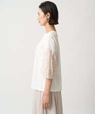 PZKJB23270 GEORGES RECH(ジョルジュ・レッシュ) ジャカードバルーンスリーブカットソー ベージュ