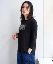PZKJE28180 GEORGES RECH(ジョルジュ・レッシュ) ベアテン刺繍ロゴカットソー ライトグレー