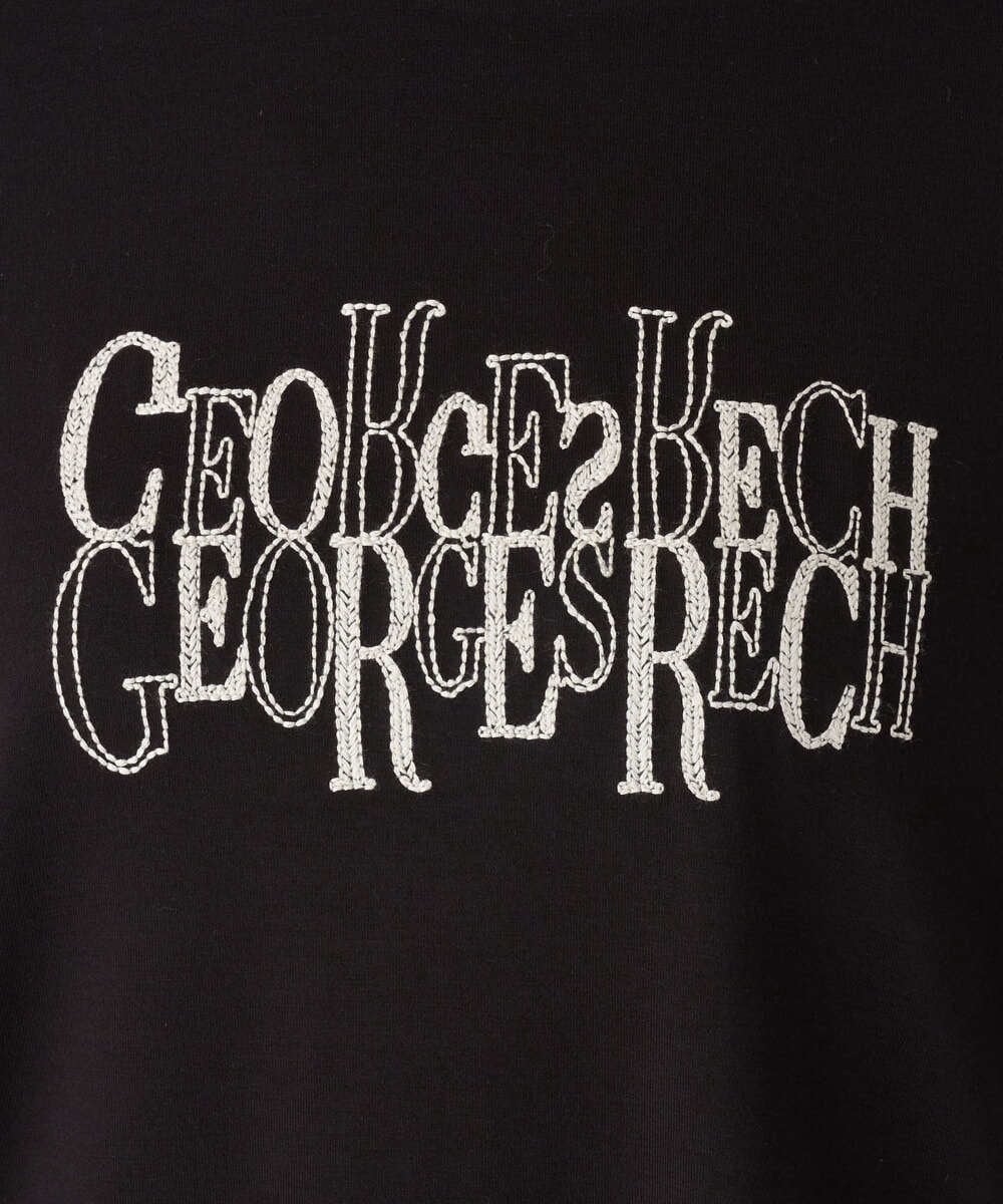 PZKJE28180 GEORGES RECH(ジョルジュ・レッシュ) ベアテン刺繍ロゴカットソー ライトグレー