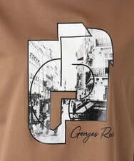 PZKJF10170 GEORGES RECH(ジョルジュ・レッシュ) [接触冷感]グラフィックプリントカットソー ベージュ
