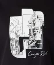 PZKJF10170 GEORGES RECH(ジョルジュ・レッシュ) [接触冷感]グラフィックプリントカットソー ベージュ