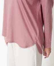 PZKJQ09210 GEORGES RECH(ジョルジュ・レッシュ) チュールネックカットソー ピンク