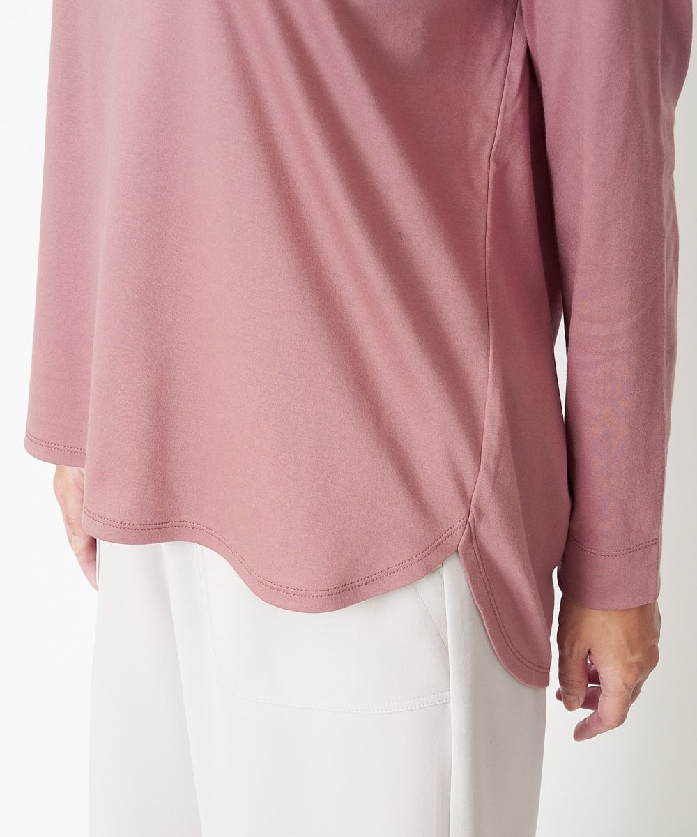 PZKJQ09210 GEORGES RECH(ジョルジュ・レッシュ) チュールネックカットソー ピンク