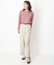 PZKJQ09210 GEORGES RECH(ジョルジュ・レッシュ) チュールネックカットソー ピンク