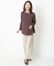 PZKJQ09210 GEORGES RECH(ジョルジュ・レッシュ) チュールネックカットソー ピンク