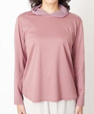 PZKJQ09210 GEORGES RECH(ジョルジュ・レッシュ) チュールネックカットソー ピンク