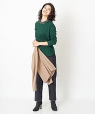 PZKJQ09210 GEORGES RECH(ジョルジュ・レッシュ) チュールネックカットソー グリーン