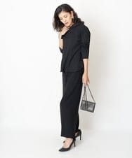 PZKJQ09210 GEORGES RECH(ジョルジュ・レッシュ) チュールネックカットソー ブラック