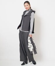 PZKJS29110 GEORGES RECH(ジョルジュ・レッシュ)  [日本製]メロウタートルネックカットソー レッド