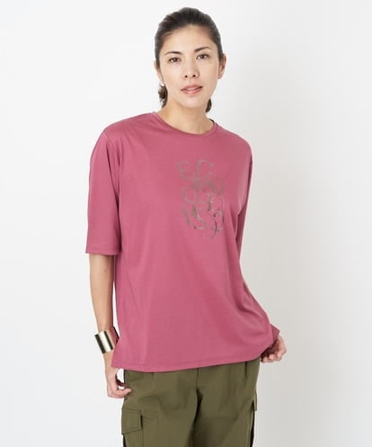PZKJT41130  [接触冷感]スーパークールロゴTシャツ