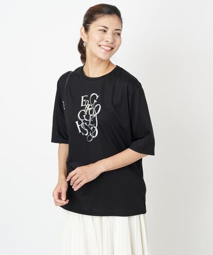 PZKJT41130 GEORGES RECH [接触冷感]スーパークールロゴTシャツ