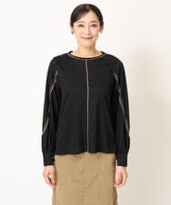 PZKJV14190 GEORGES RECH(ジョルジュ・レッシュ) メロウラインテンジクカットソー ブラック