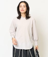 PZKJV27230 GEORGES RECH(ジョルジュ・レッシュ) ジョーゼットジャージーフーディ グレージュ