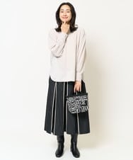 PZKJV27230 GEORGES RECH(ジョルジュ・レッシュ) ジョーゼットジャージーフーディ ブラック