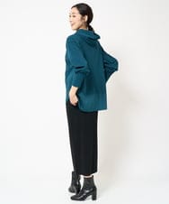 PZKJV27230 GEORGES RECH(ジョルジュ・レッシュ) ジョーゼットジャージーフーディ ブラック