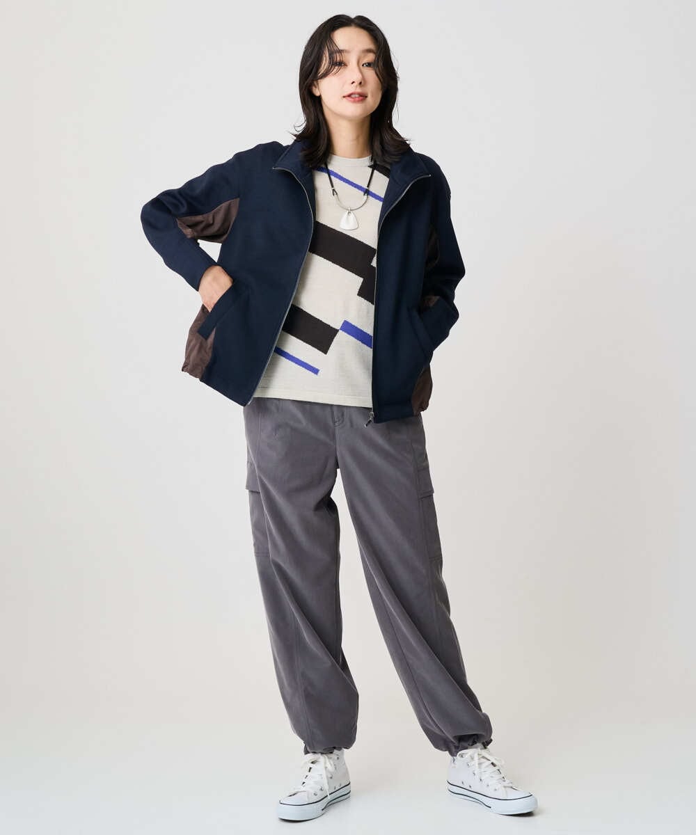PZLAD09290 GEORGES RECH(ジョルジュ・レッシュ) フィブリルカーゴ2wayパンツ ベージュ