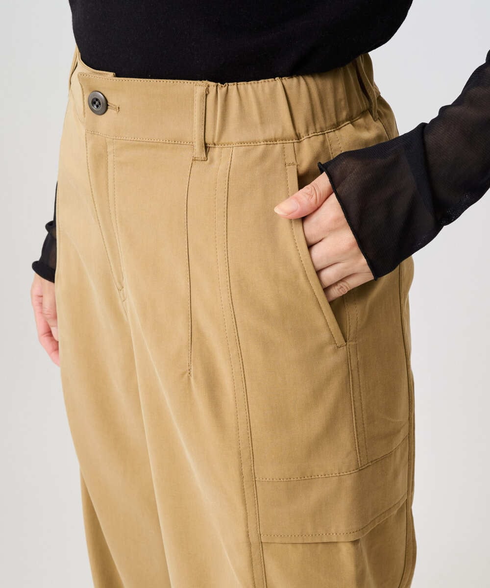 PZLAD09290 GEORGES RECH(ジョルジュ・レッシュ) フィブリルカーゴ2wayパンツ ベージュ