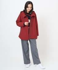 PZLAD10270 GEORGES RECH(ジョルジュ・レッシュ)  [日本製]裏起毛シャンブレージョガーワイドパンツ ライトグレー
