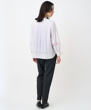 PZLAF58270 GEORGES RECH(ジョルジュ・レッシュ)  [日本製]ストライプテーパードパンツ ブラウン