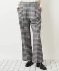 PZLAQ66250 GEORGES RECH(ジョルジュ・レッシュ) ウィンターチェックパンツ グレー